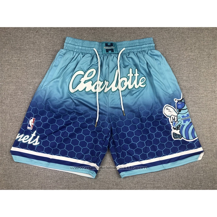 Short Charlotte Hornets Ville Just Don 2021-22 Vert